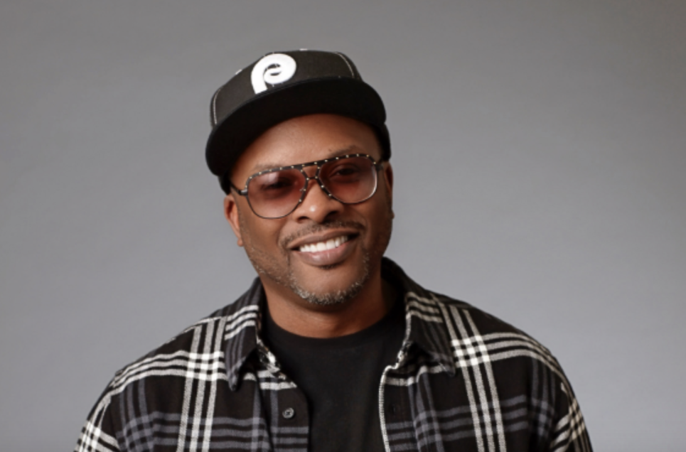 Profile image of DJ Jazzy Jeff with a grey background